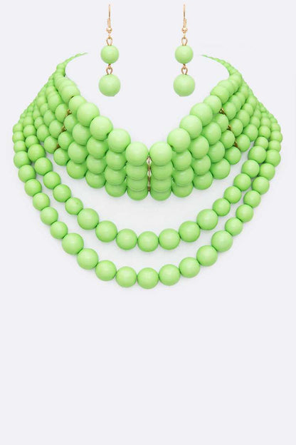 Arya  Draped Layered Pearl Necklace