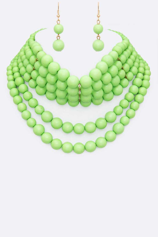 Arya  Draped Layered Pearl Necklace