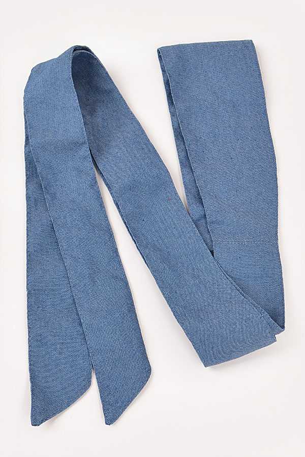 Denim Kimono Obi Wrap Statement Belt