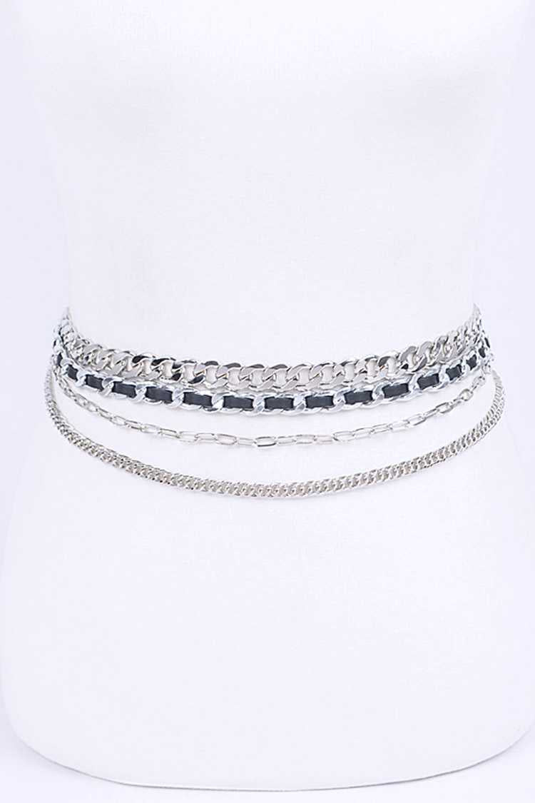 Chain Layered Statement Belt