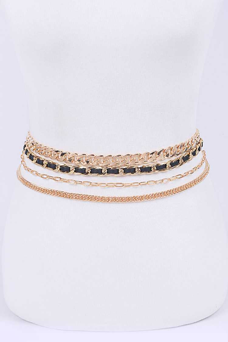 Chain Layered Statement Belt