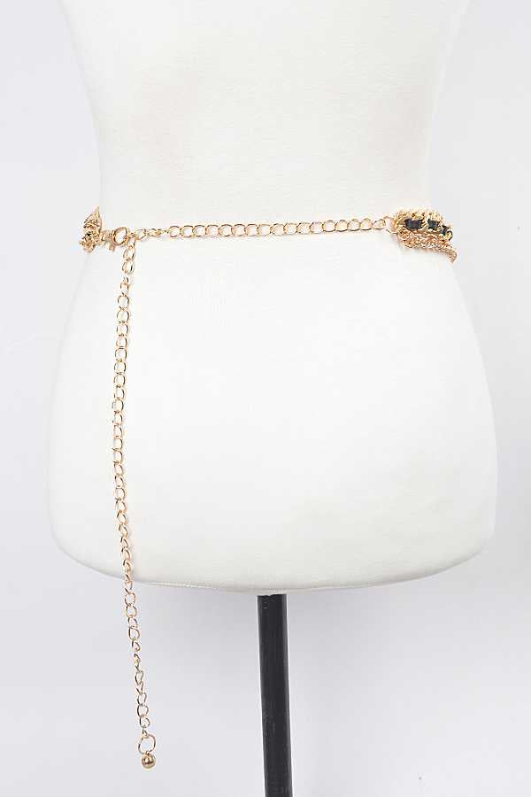 Chain Layered Statement Belt