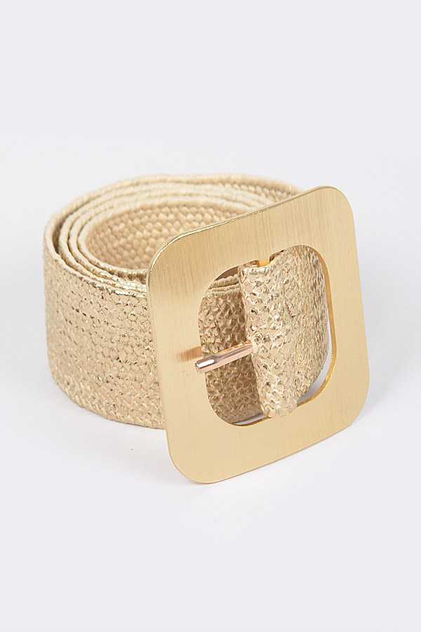 Gold Coated Straw Belt