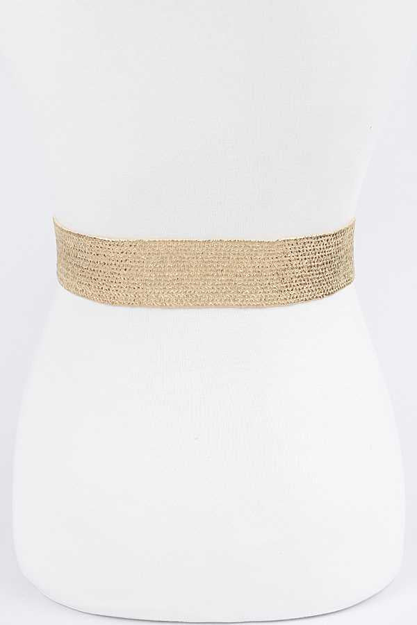 Gold Coated Straw Belt