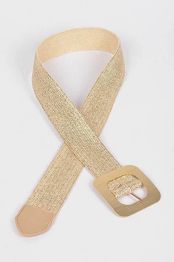 Gold Coated Straw Belt