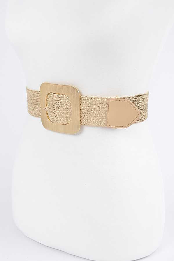 Gold Coated Straw Belt