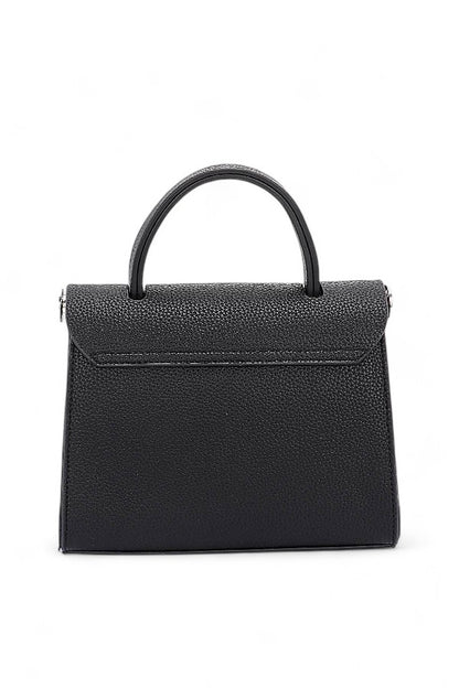 1 H Twist Lock Top Handle Crossbody Bag