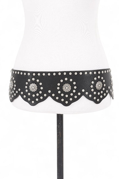 Heart Buckle Western Fashion Statement Belt