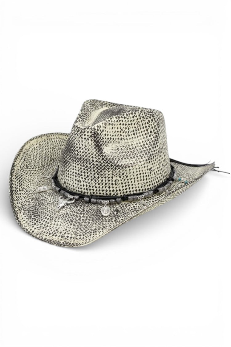 Awa Bull Head Western Fedora Hat