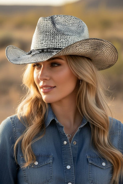 Awa Bull Head Western Fedora Hat