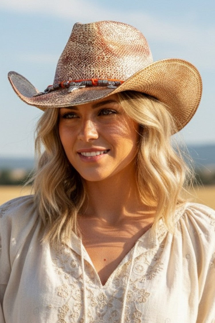 Awa Bull Head Western Fedora Hat