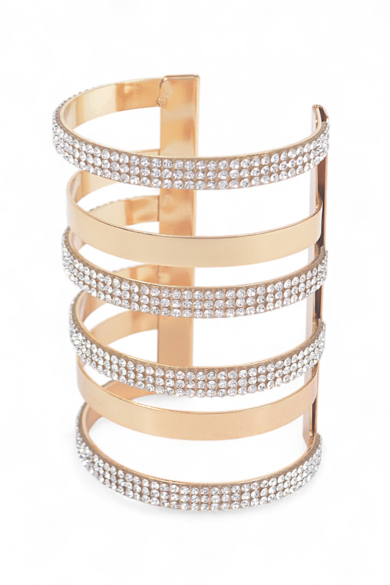 Ab Cut Out Rhinestone Bracelet