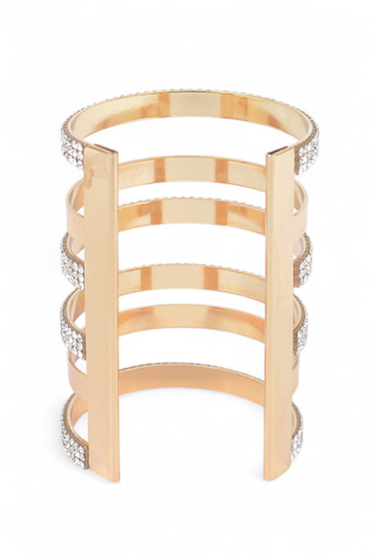 Ab Cut Out Rhinestone Bracelet