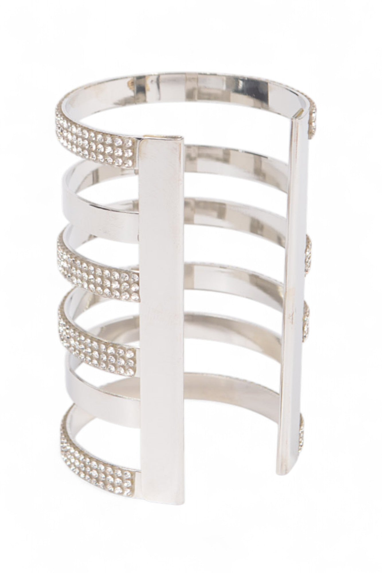 Ab Cut Out Rhinestone Bracelet