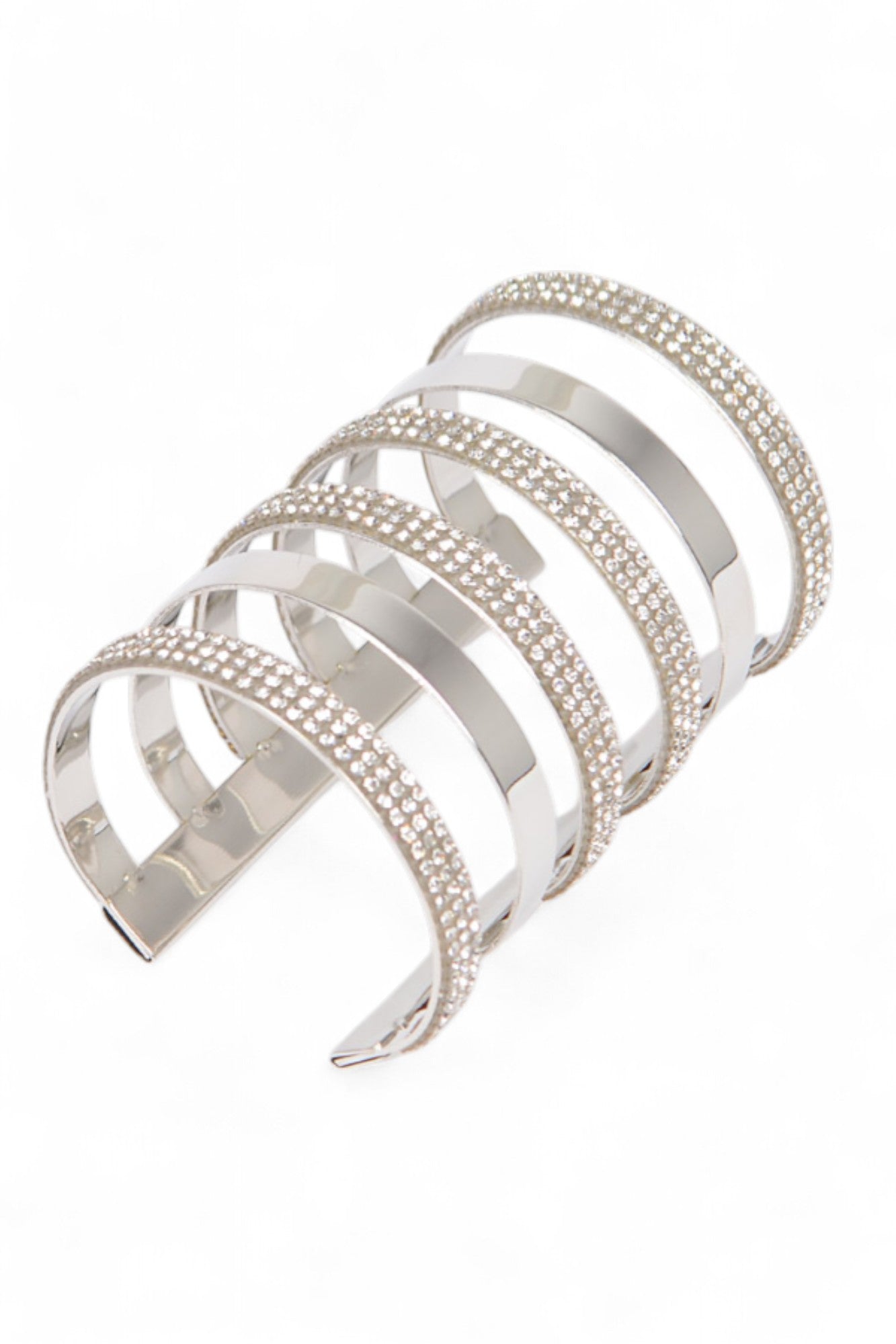 Ab Cut Out Rhinestone Bracelet