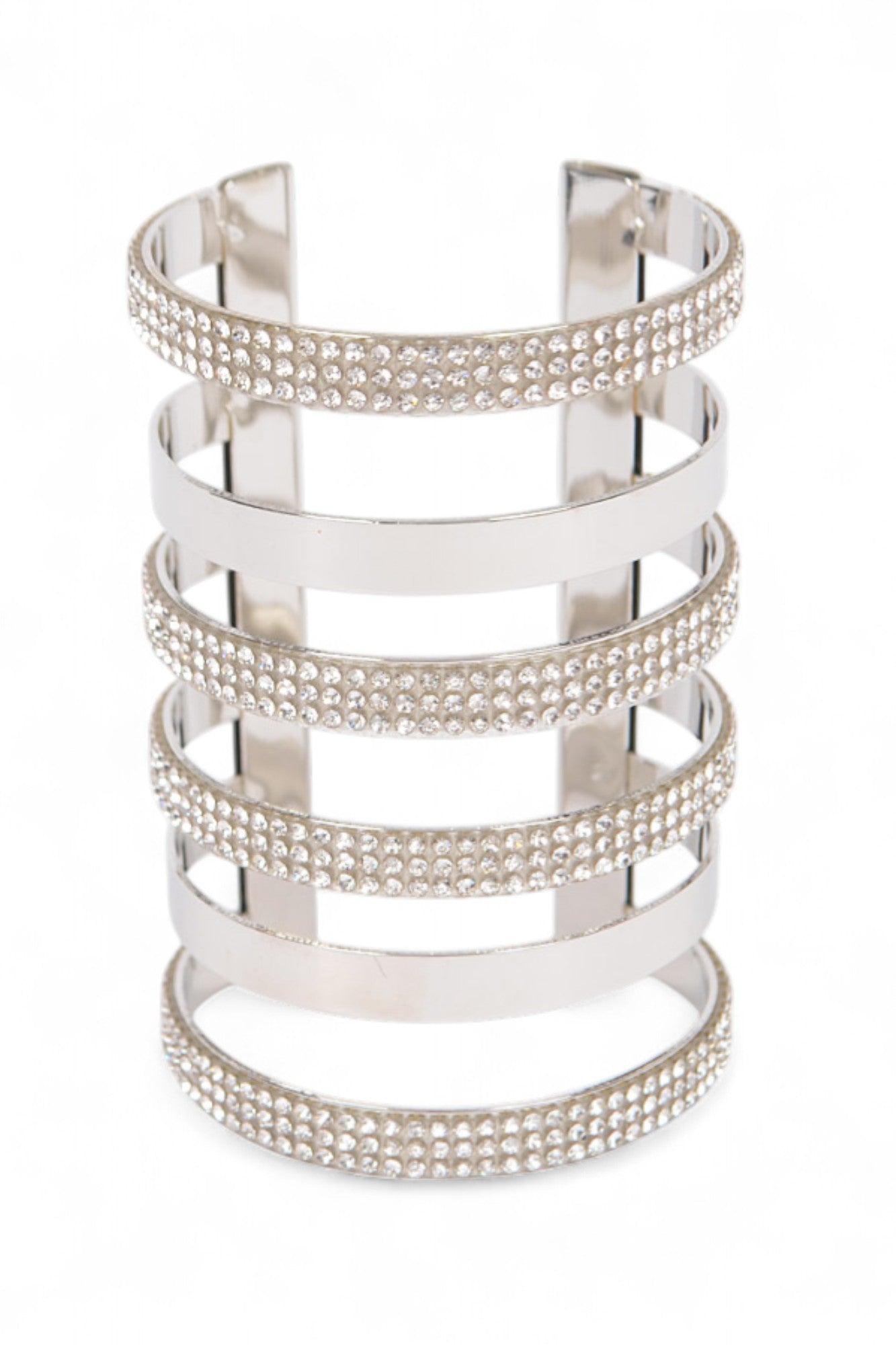 Ab Cut Out Rhinestone Bracelet