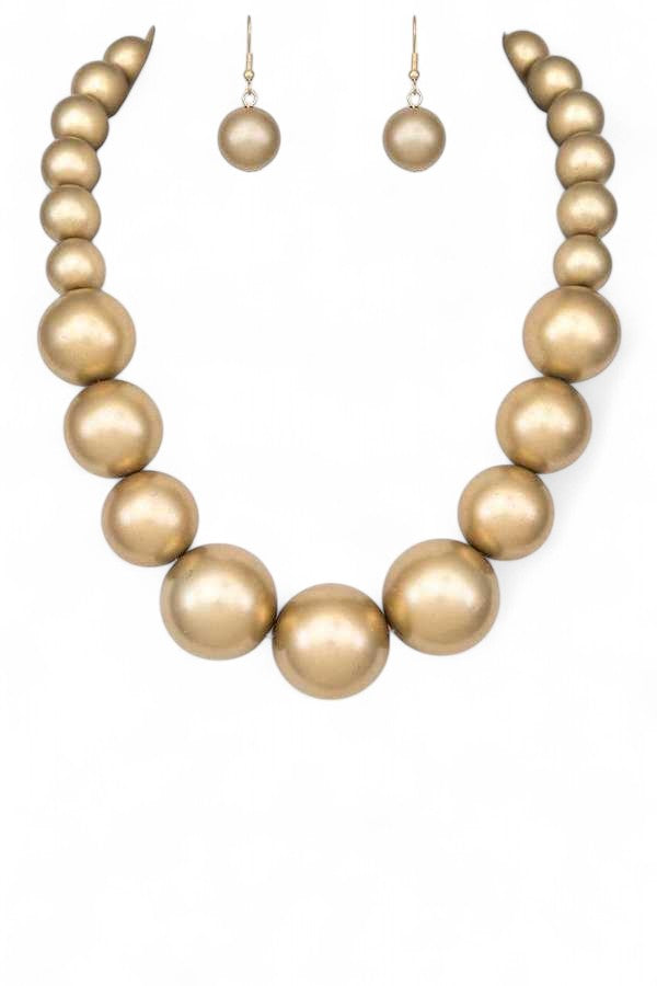 Akaya Large Pearl Statement Necklace