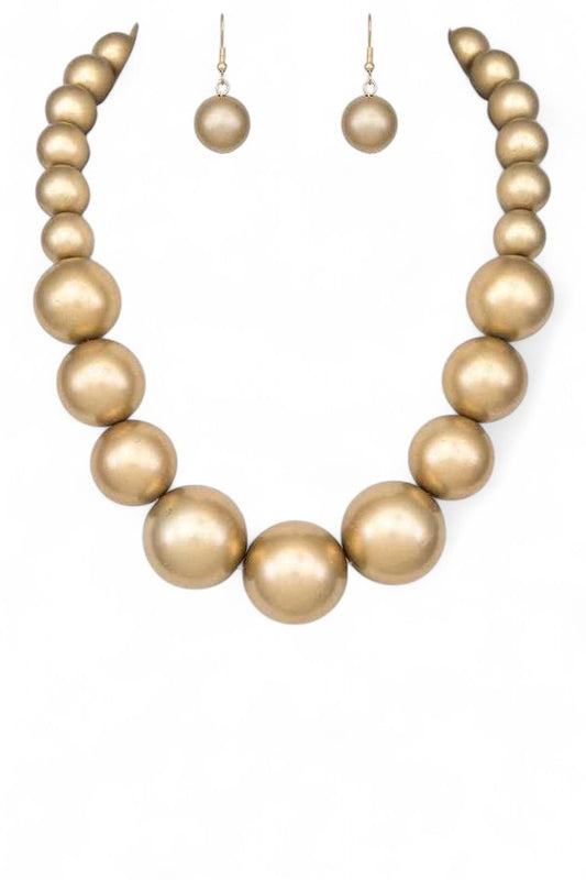 Akaya Large Pearl Statement Necklace
