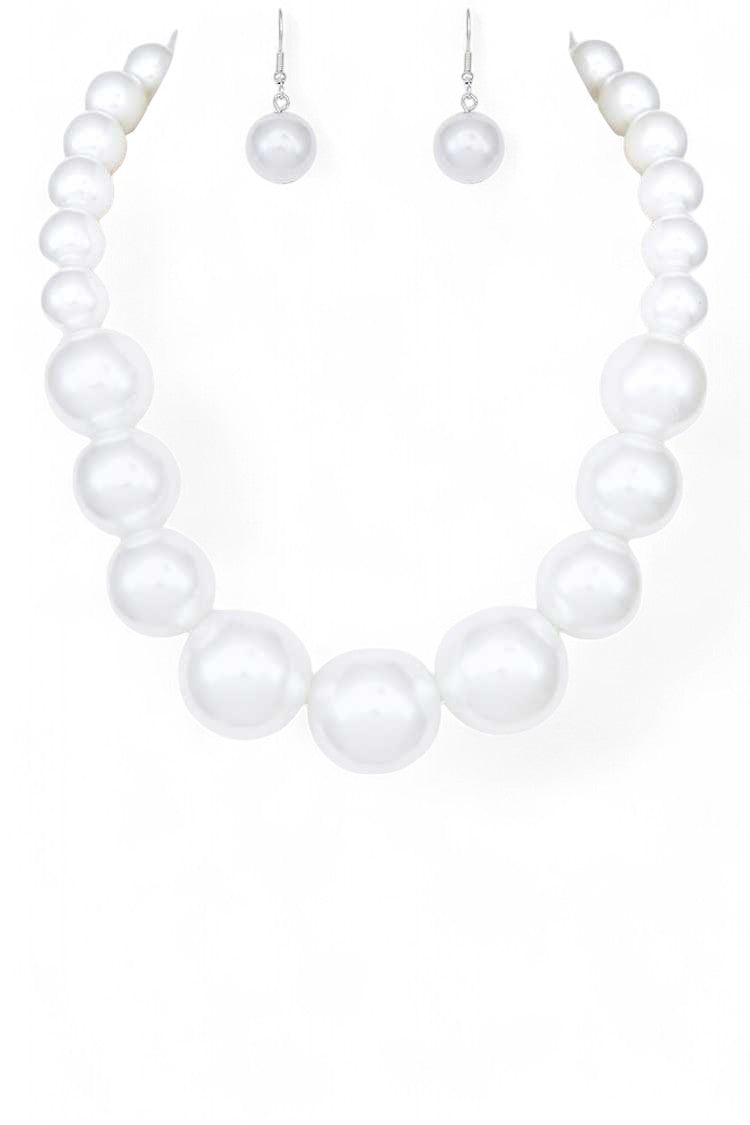 Akaya Large Pearl Statement Necklace
