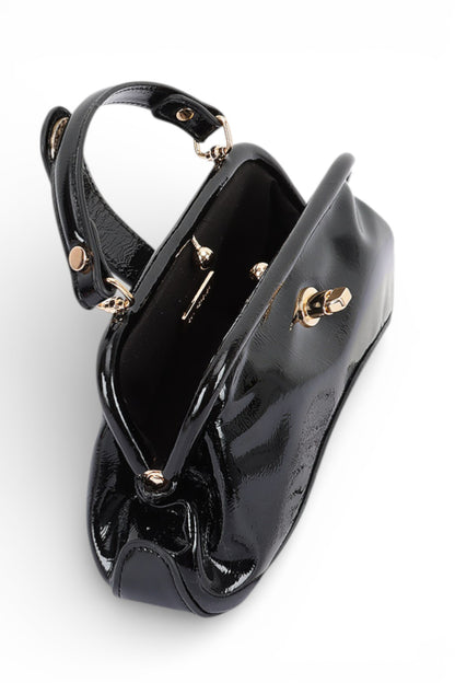 1 Push Lock Top Handle Convertible Clutch