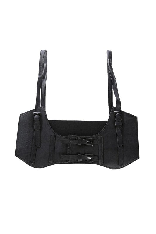 Black Underbust Corset Statement Belt