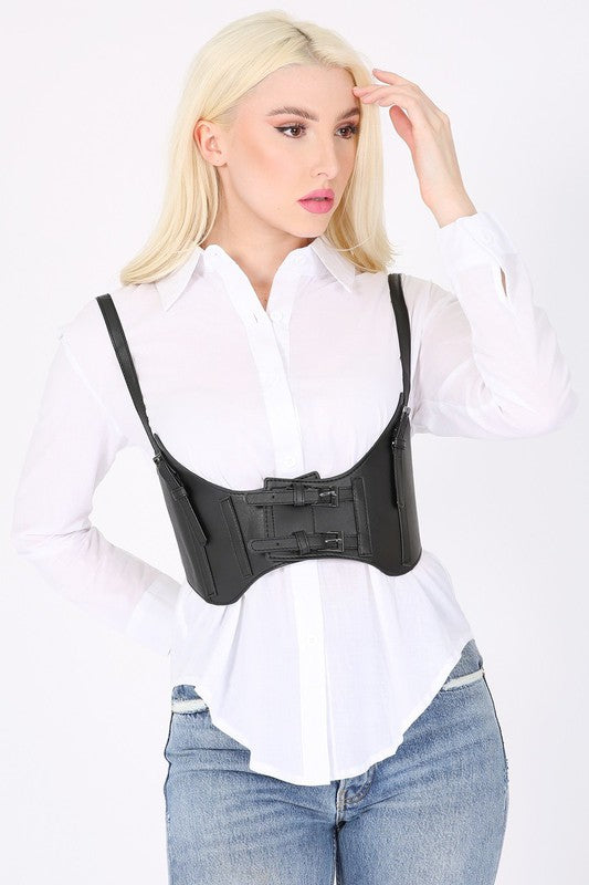 Black Underbust Corset Statement Belt